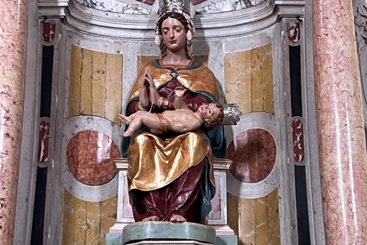 Obnovljeni kip ponovo je na svom mjestu u župnoj crkvi